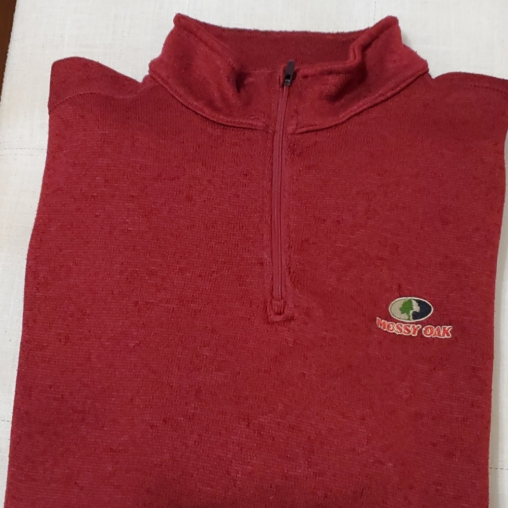 Mossy Oak Fleece Zip Pullover